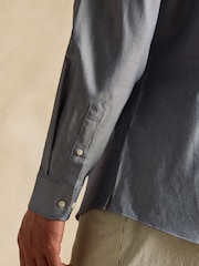 Joules Blue 100% Cotton Oxford Shirt - Image 9 of 10