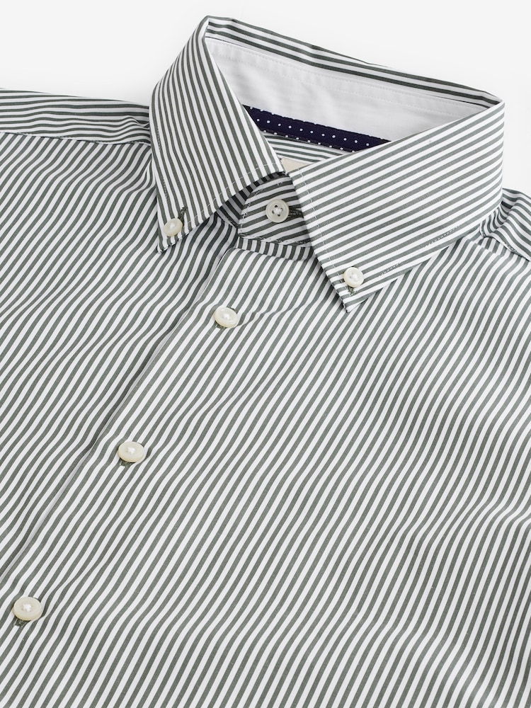 Joules Green Bengal Long Sleeve 100% Cotton Shirt - Image 1 of 8