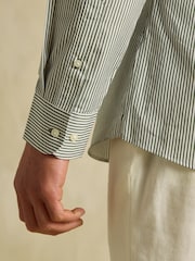 Joules Green Bengal Long Sleeve 100% Cotton Shirt - Image 5 of 8