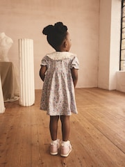 Синий - Трикотажное платье из 100% хлопка Cath Kidston (3мес. -7лет) - Изображение 2 из 8