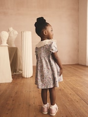 Синий - Трикотажное платье из 100% хлопка Cath Kidston (3мес. -7лет) - Изображение 3 из 8