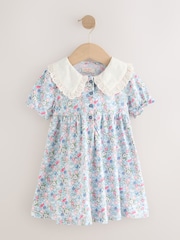 Синий - Трикотажное платье из 100% хлопка Cath Kidston (3мес. -7лет) - Изображение 5 из 8