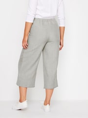M&Co Grey Petite Linen Look Culottes - Image 3 of 4