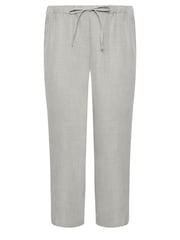 M&Co Grey Petite Linen Look Culottes - Image 4 of 4