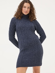FatFace Navy Alicia Knit Dress - Image 2 of 6