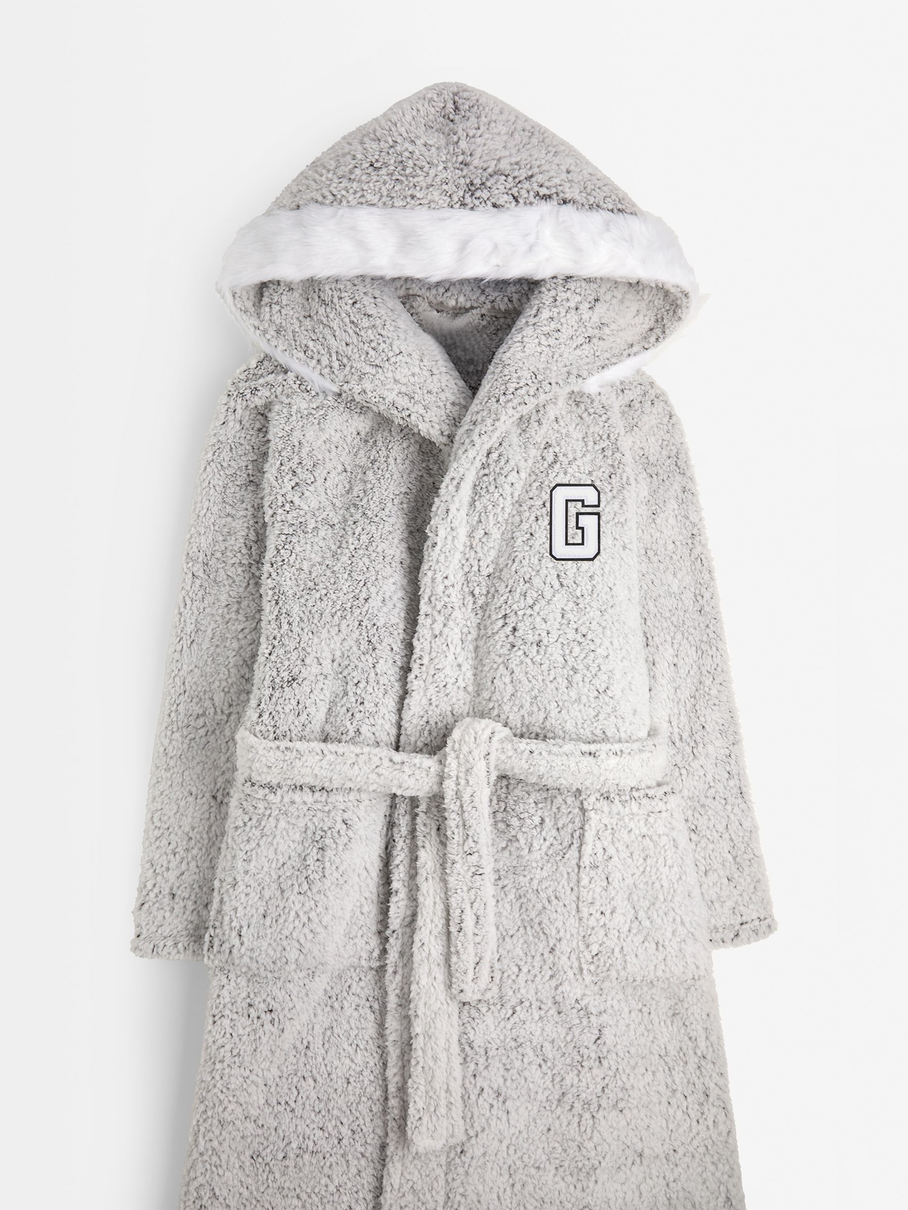 Alphabet Womens Personalised Fleece Robe - Image 1 of 3