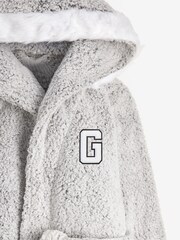 Alphabet Womens Personalised Fleece Robe - Image 2 of 3
