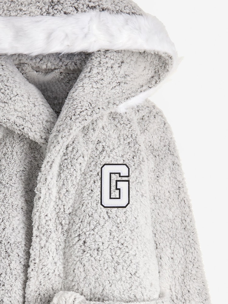 Alphabet Womens Personalised Fleece Robe - Image 2 of 3
