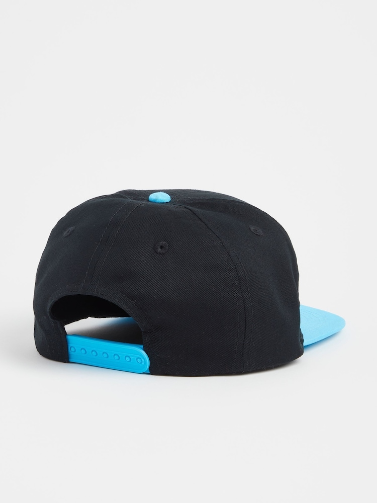 Alphabet Kids Personalised Monogrammed Snapback 100% Cotton Black Cap - Image 2 of 4 Alphabet Kids Personalised Monogrammed Snapback 100% Cotton Black Cap - Image 2 of 4