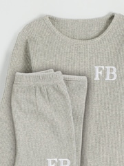 Dollymix Kids Personalised Ribbed Loungewear Set - Image 3 of 3