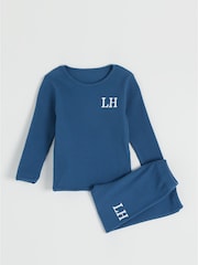 Dollymix Kids Personalised Ribbed Loungewear Set - Image 1 of 3