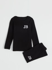 Dollymix Kids Personalised Ribbed Loungewear Set - Image 1 of 3