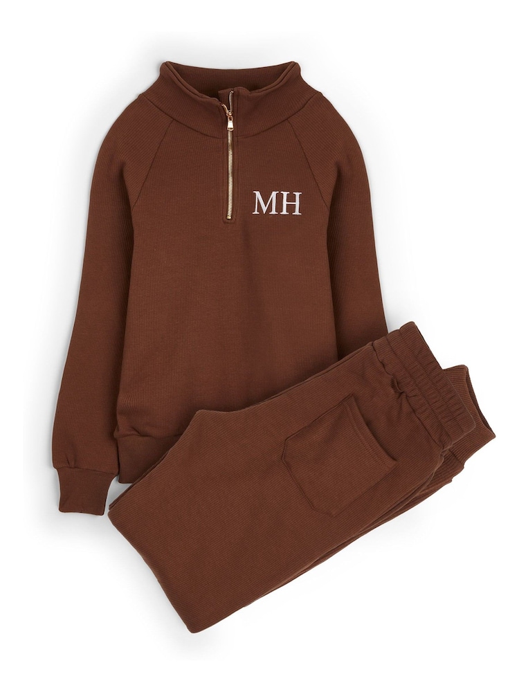 Dollymix Personalised Ribbed Tracksuit - Image 1 of 3