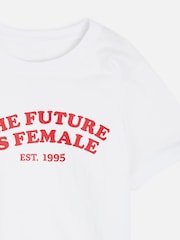Dollymix Female The Future Personalised White 100% Cotton Pyjamas - Image 2 of 3