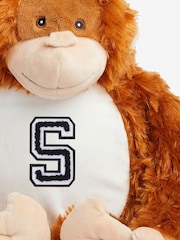 Alphabet Personalised Soft Plush Brown Orangutan - Image 2 of 3
