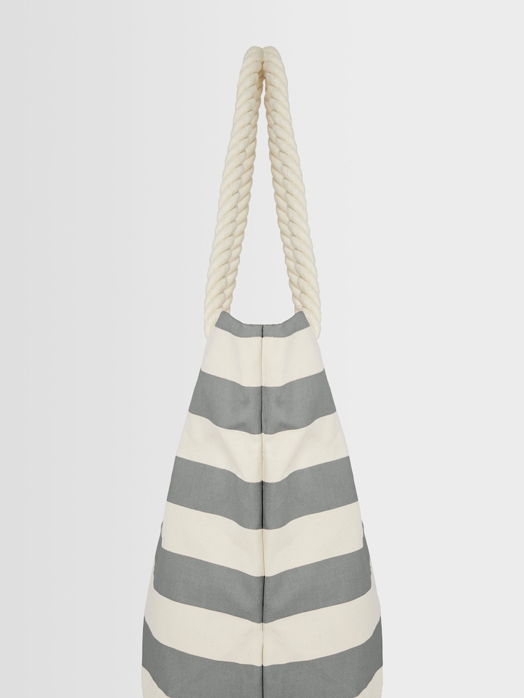 Personalised Small Letter Monogrammed Beach Bag by Alphabet - Image 4 of 5