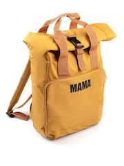Dollymix Personalised Roll Top Brown Backpack - Image 2 of 3