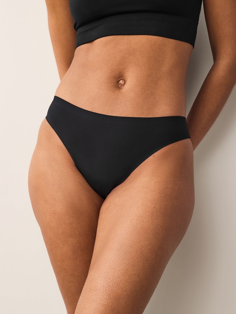 Negro - NVPL Period Knickers 2 Pack - Imagen 2 de 9