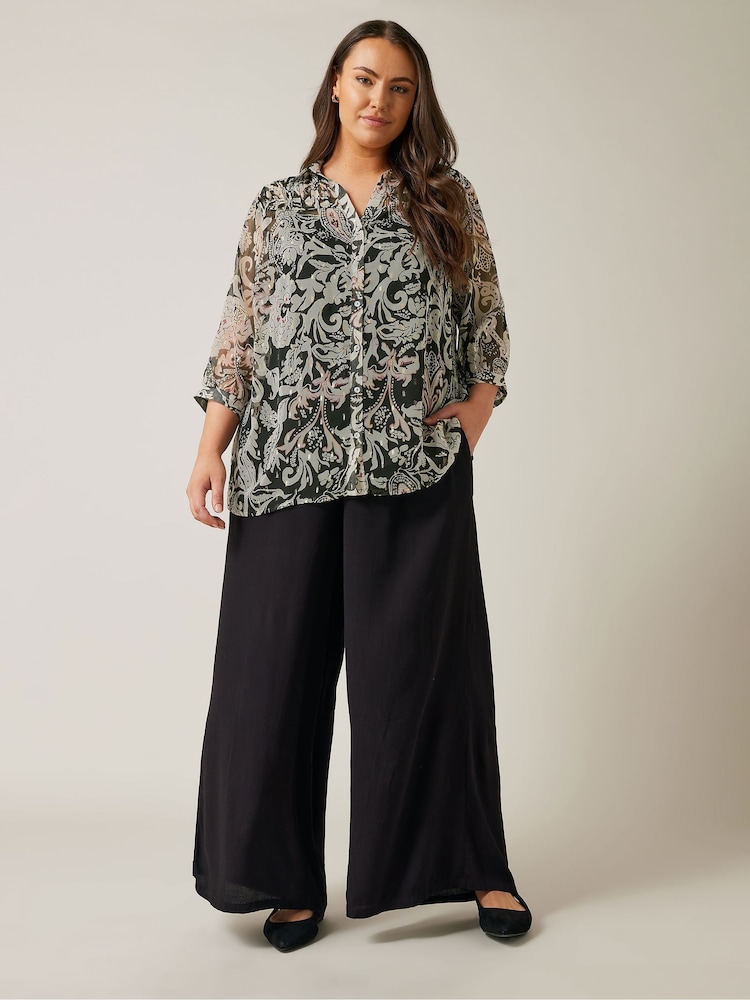 Evans Boem Negru Bluze With Vest Insert - Image 3 of 6