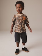 Blue/Black Snake Print Short Sleeve All-Over Print T-Shirt (3mths-7yrs) - Image 2 of 7