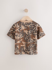 Blue/Black Snake Print Short Sleeve All-Over Print T-Shirt (3mths-7yrs) - Image 5 of 7