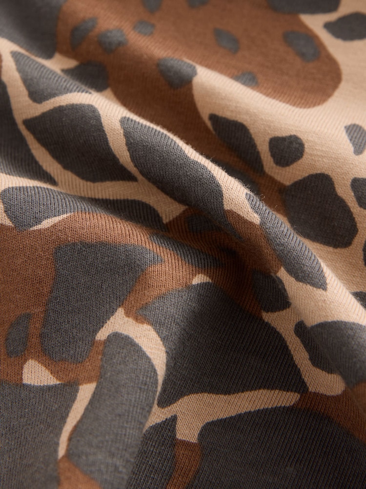 Blue/Black Snake Print Short Sleeve All-Over Print T-Shirt (3mths-7yrs) - Image 6 of 7