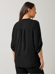 Evans Zip Pintuck Shirt - Image 3 of 5
