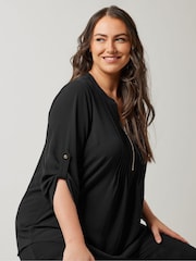 Evans Zip Pintuck Shirt - Image 4 of 5