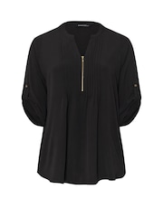 Evans Zip Pintuck Shirt - Image 5 of 5