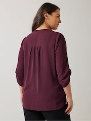 Evans Zip Pintuck Shirt - Image 3 of 6
