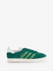 adidas Originals Light Green Gazelle Trainers - Image 1 of 9