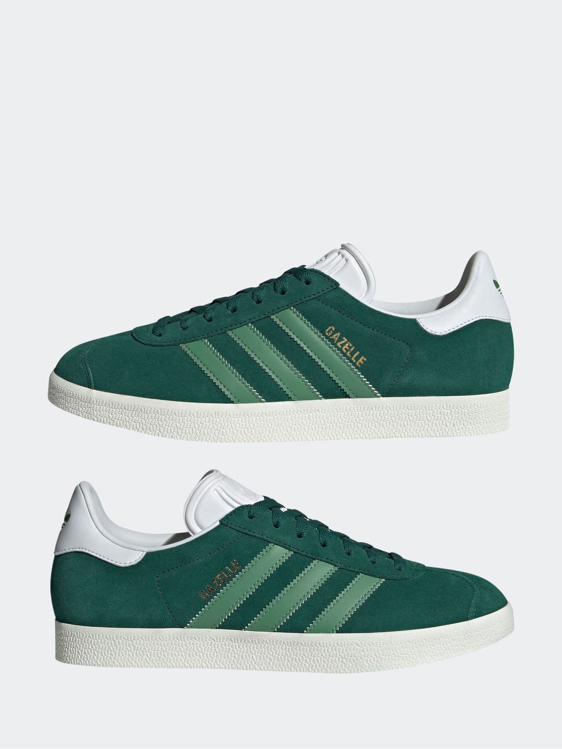 Adidas light green gazelle nubuck trainers online