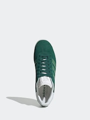 adidas Originals Light Green Gazelle Trainers - Image 6 of 9