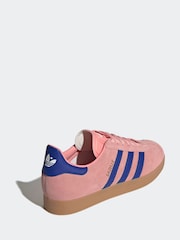 adidas Originals Pink/Blue Gazelle Trainers - Image 9 of 9