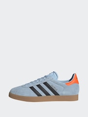 Синий/черный - Кроссовки adidas Originals Gazelle - Изображение 3 из 10