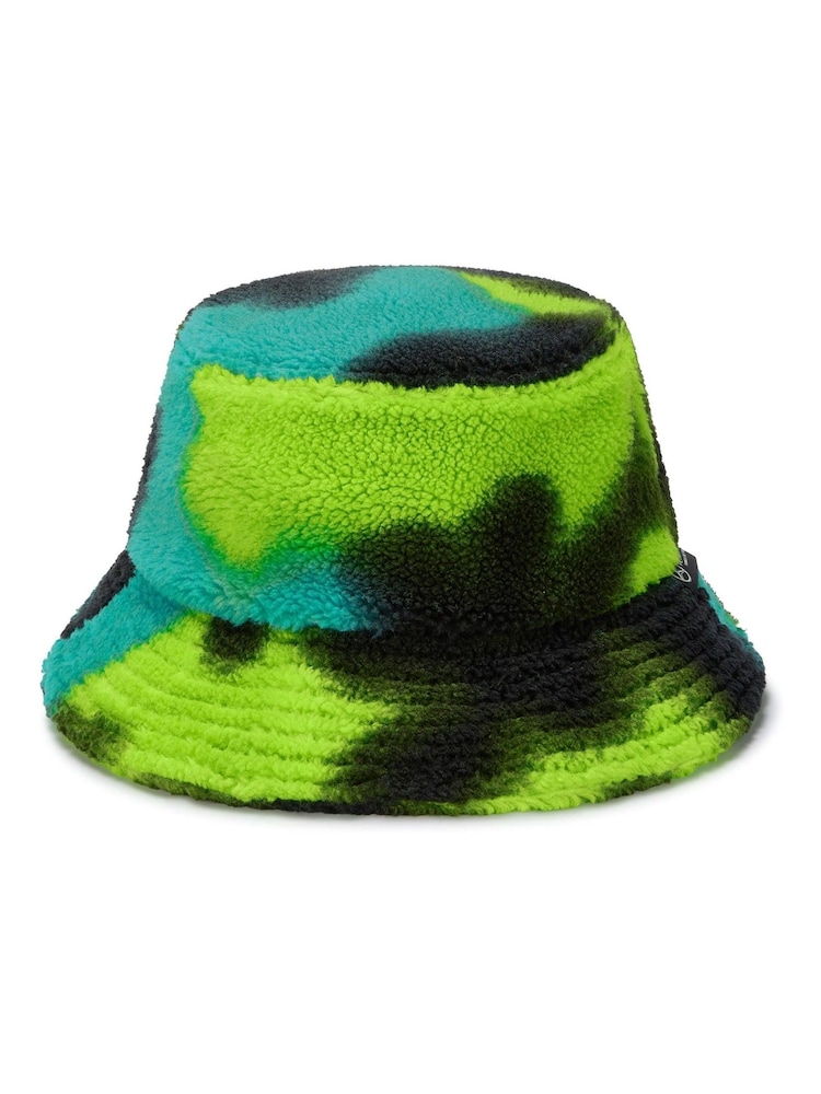 Fanatics Green F1 Mercedes AMG Petronas Spray Camo Fleece Bucket Hat - Image 2 of 2