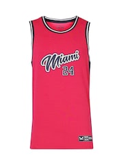 Fanatics Red Special Edition F1 Red Bull Racing 2024 Miami Basketball Jersey - Image 2 of 3
