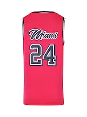 Fanatics Red Special Edition F1 Red Bull Racing 2024 Miami Basketball Jersey - Image 3 of 3
