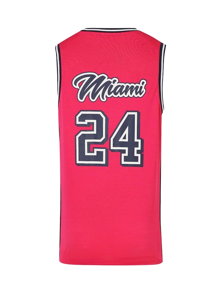 Fanatics Red Special Edition F1 Red Bull Racing 2024 Miami Basketball Jersey - Image 3 of 3