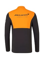 Fanatics Orange F1 McLaren 2024 Quarter Zip Midlayer Top - Image 3 of 3