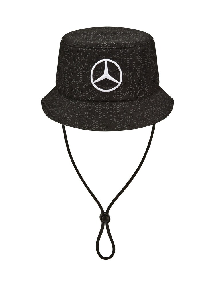 Fanatics F1 Mercedes AMG Petronas 2024 Team Bucket Black Hat - Image 1 of 2 Fanatics F1 Mercedes AMG Petronas 2024 Team Bucket Black Hat - Image 1 of 2