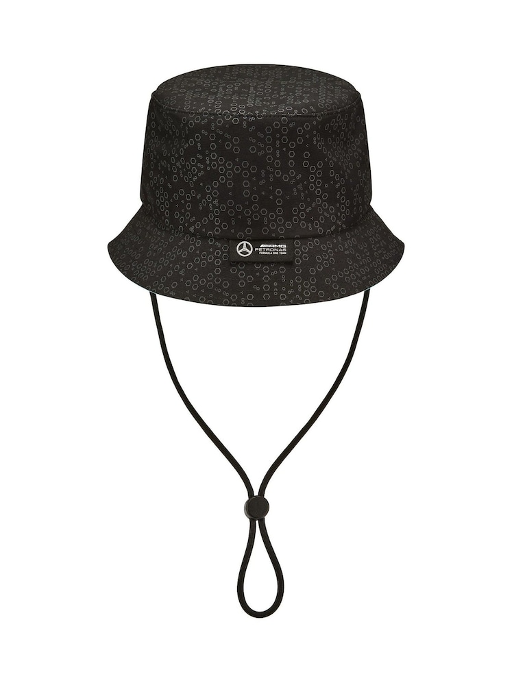Fanatics F1 Mercedes AMG Petronas 2024 Team Bucket Black Hat - Image 2 of 2