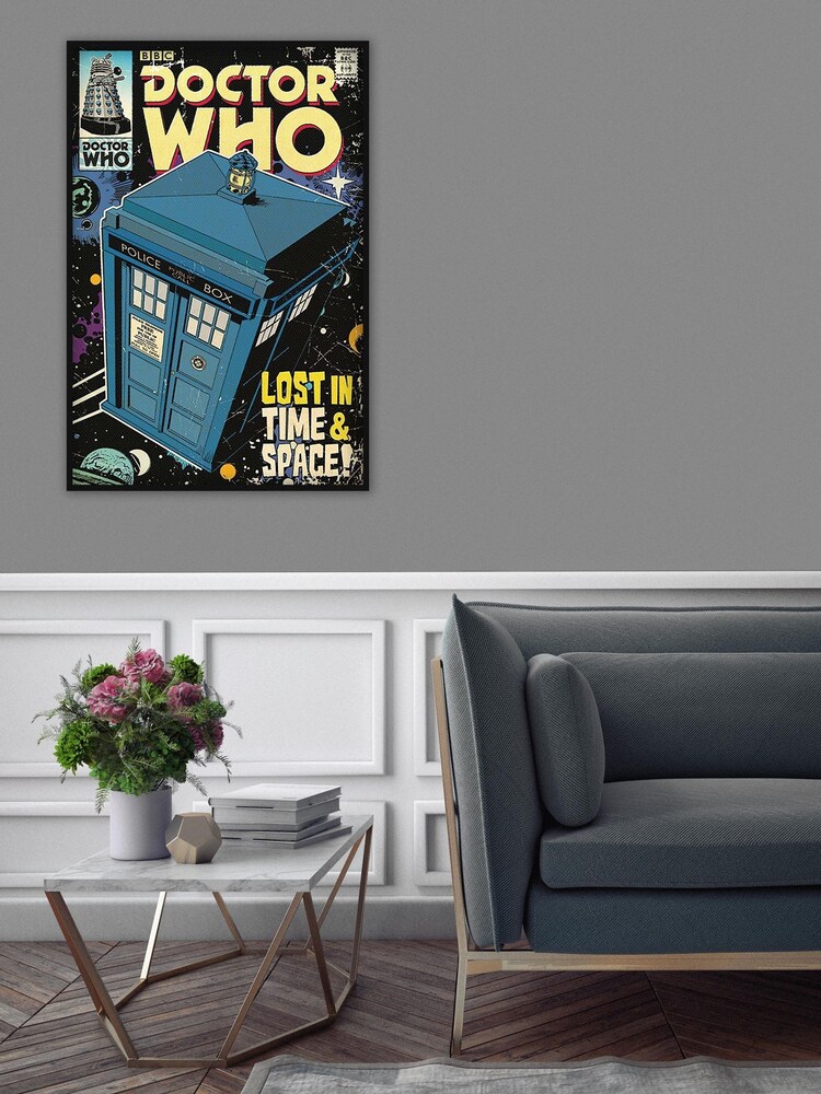 Pyramid International Blue Doctor Who Lost In Time & Space Framed Maxi Poster - Image 1 of 3