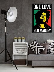 Pyramid International Black Bob Marley One Love Framed Maxi Poster - Image 1 of 3