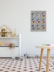 Pyramid International Grey Mickey Mouse Evolution Wooden Wall Art - Image 1 of 3