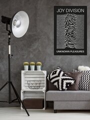 Pyramid International Black Joy Division Unknown Pleasures Framed Maxi Poster - Image 1 of 3