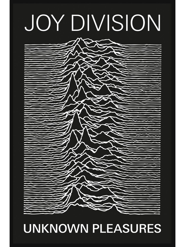 Pyramid International Black Joy Division Unknown Pleasures Framed Maxi Poster - Image 2 of 3