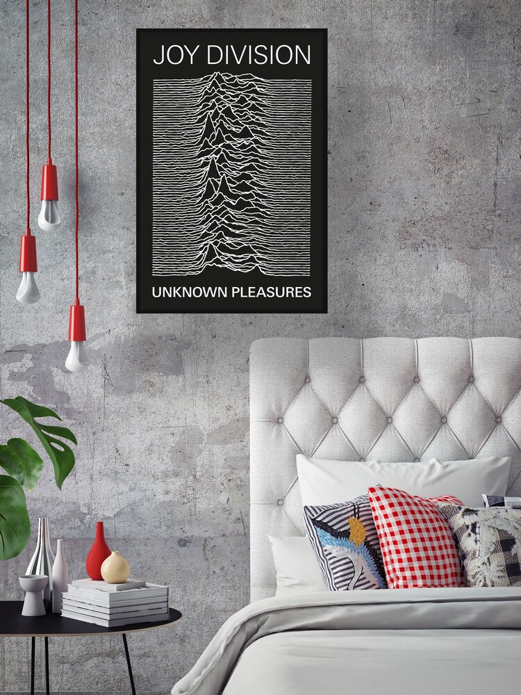 Pyramid International Black Joy Division Unknown Pleasures Framed Maxi Poster - Image 3 of 3
