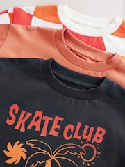 Mid Orange Short Sleeve T-Shirts 3 Pack (3mths-7yrs) - Image 2 of 7