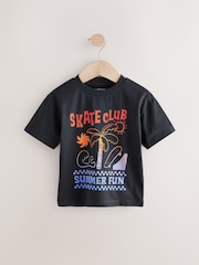 Mid Orange Short Sleeve T-Shirts 3 Pack (3mths-7yrs) - Image 4 of 7